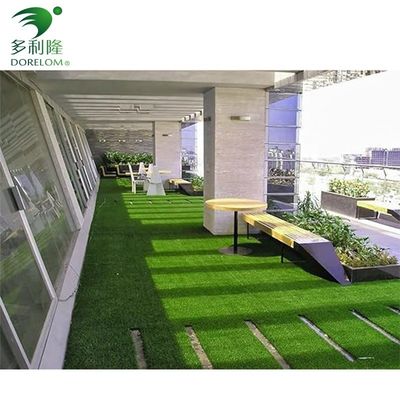 Commercial de grama artificial grama de telhas de design de interligação 3/8 polegadas Gauge DIY Pet Lawn Mat