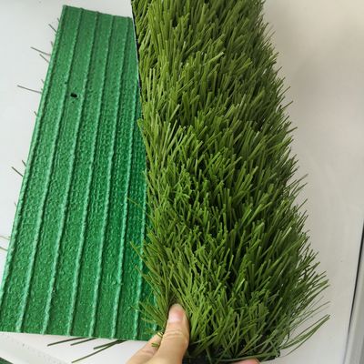 Monofilamentos de PE grama de campo de futebol ao ar livre em alta densidade com taxa de costura de 16/10cm