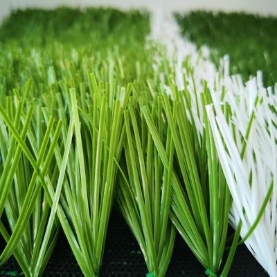 Monofilamentos de PE grama de campo de futebol ao ar livre em alta densidade com taxa de costura de 16/10cm