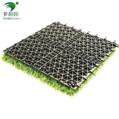 Telhas de relva artificial 30x30cm 3cm Alto Paço de feno Verde Adequado para interior e exterior