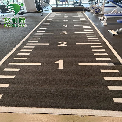 Pista de trenó de ginásio de PE durável 63000 pontos/m2 Grama de relva artificial para pista de corrida de trenó