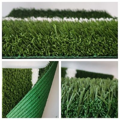 Chapas de relva de relva artificial amarelo-verde-vermelho para jardim de futebol e pisos desportivos