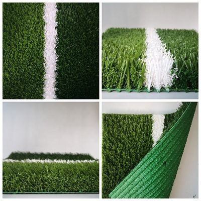Chapas de relva de relva artificial amarelo-verde-vermelho para jardim de futebol e pisos desportivos