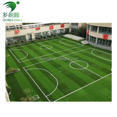 Altura da pilha de 40-60 mm e 10500 pontos/m2 Futebol Erva artificial para futebol