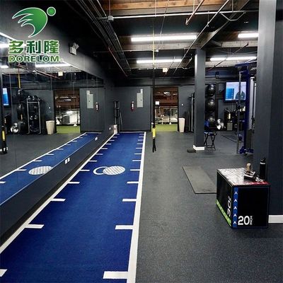 Treinamento de esportes em ambientes fechados Corrida de trenó pista de trenó tapetes artificiais grama para ginásio fitness piso