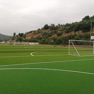 20 pontos/m Taxa de pontos 55 mm Erva artificial para campo de futebol Erva sintética