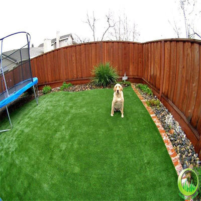 Pavimento de jardim para esportes Rolo de alfombra de relva de paisagem 40 mm Preto Verde