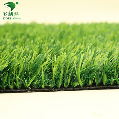 Grama artificial verde sem preenchimento de 25 mm para esportes em áreas comerciais e residenciais