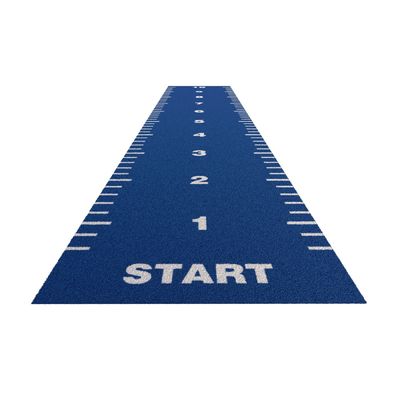 Pavimento de alfombra de gramado de alta densidade personalizado com revestimento SPU e CE / ROHS