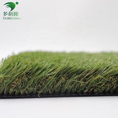 Proteção UV de alta densidade Grama artificial Tapete verde residencial com preenchimento de 6 mm