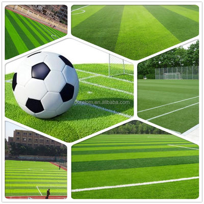 Erva sintética para futebol Erva artificial fácil de instalar