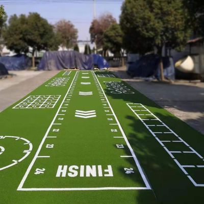 63000 pontos/m2 Densidade Erva artificial Tapete de relva atlética para pisos de ginásio