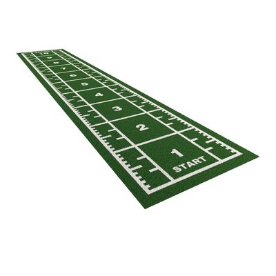 PE Gauge 3/16 Inch Outdoor Activity Artificial Grass Gym Mat com pista de trenó