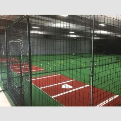 Basebol de grama sintética Red Batting Mat 12' X 6' para pad prática de batidas residenciais