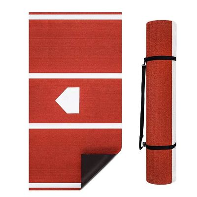 Tapete portátil personalizado duplo PP NET PU de apoio de beisebol para prática em casa