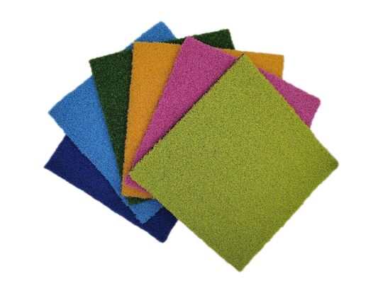 Double PP NET PU Backing Green Artificial Grass para Gym Fitness Pavimento de chinês