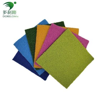 10-15mm Pile Height Green Artificial Grass para Gym Fitness Piso de Fabricantes