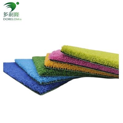 10-15mm Pile Height Green Artificial Grass para Gym Fitness Piso de Fabricantes