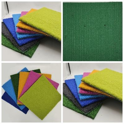 10-15mm Pile Height Green Artificial Grass para Gym Fitness Piso de Fabricantes