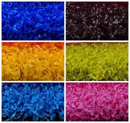 10-15mm Pile Height Green Artificial Grass para Gym Fitness Piso de Fabricantes