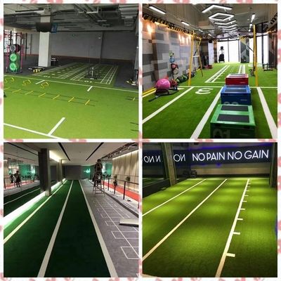 Piso desportivo Balança de fitness Treinamento Erva artificial para ginásio
