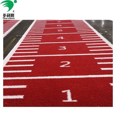 4m*25m Azul Verde Negro Vermelho Resistente a UV Pisos de ginásio Erva de relva artificial para barra de trenó