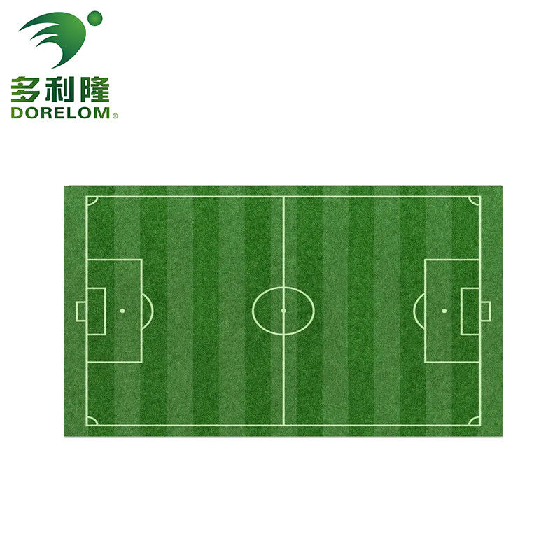 Monofilamentos de PE grama de campo de futebol ao ar livre em alta densidade com taxa de costura de 16/10cm