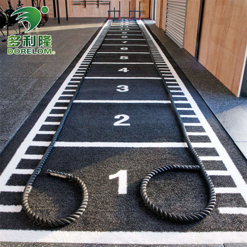 Alta densidade 63000 pontos/m2 Green Gym Turf Track para treino profissional de trenó