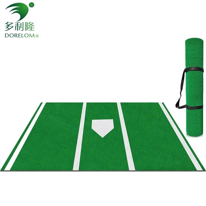 PE Monofilamento PP Fibra Crouched Batting Mat Regulação Tamanho Grama para Indoor Outdoor