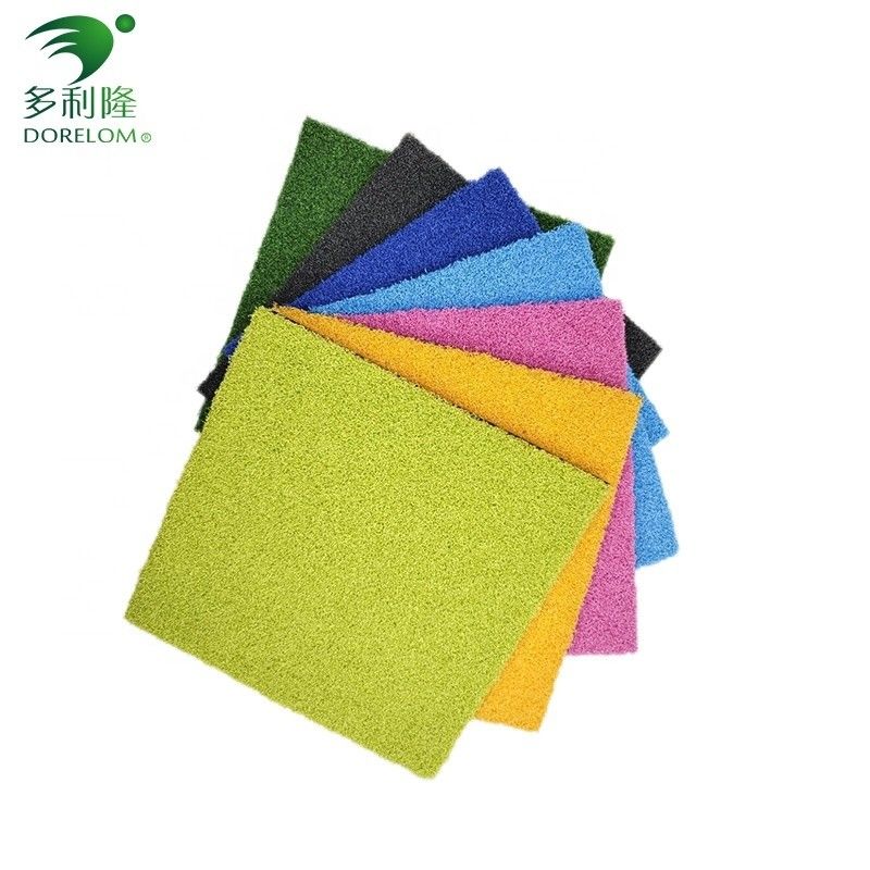 10-15mm Pile Height Green Artificial Grass para Gym Fitness Piso de Fabricantes